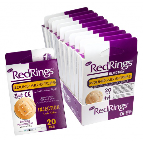 Náplast RedRings ROUND-KULATÁ 20 (10set/bal)