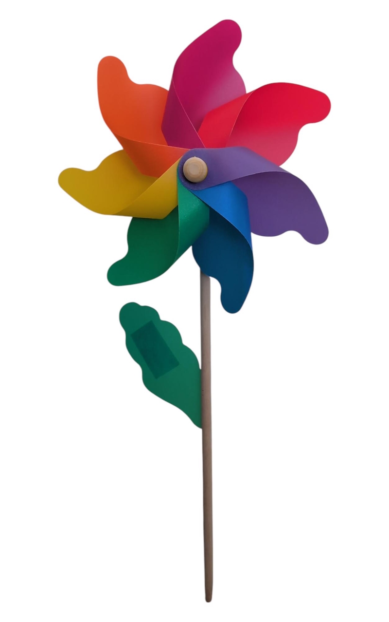 Duhový větrník 45cm 