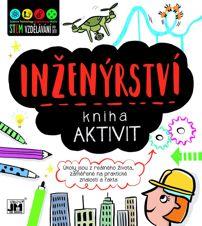 Kniha aktivit STEM- Inženýrství 214×239 mm