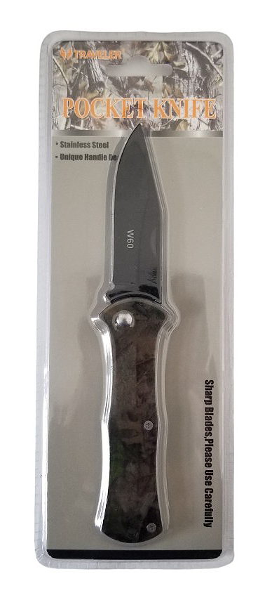 Kapesní nůž z nerezové oceli W60