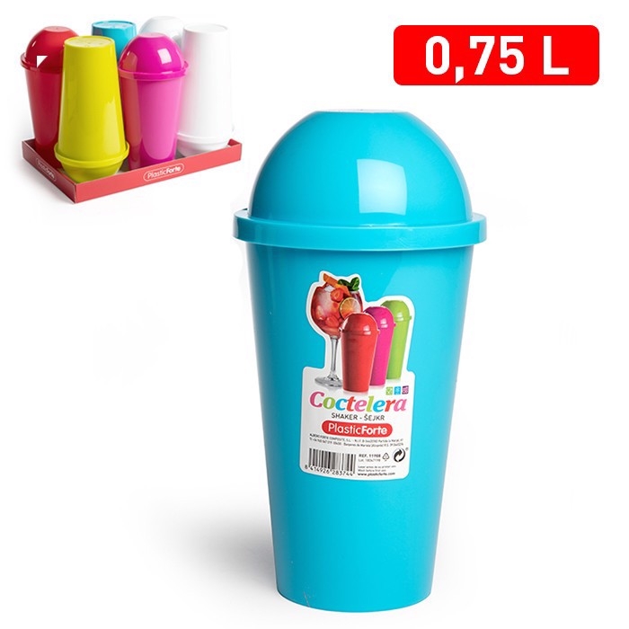Plastic Forte Plastový velký šejkr 0,75L (6ks/bal)