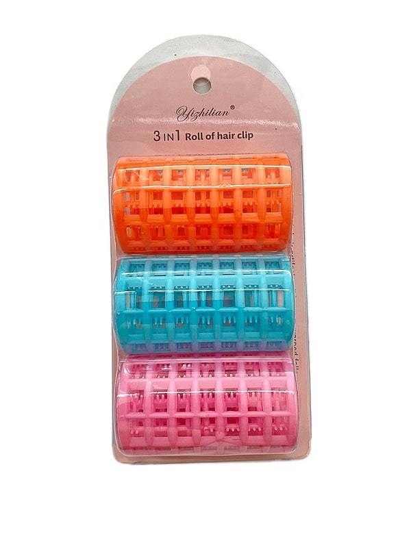 Natáčky na vlasy 3ks 7cm 3In1 3 barvy (12sada/bal)