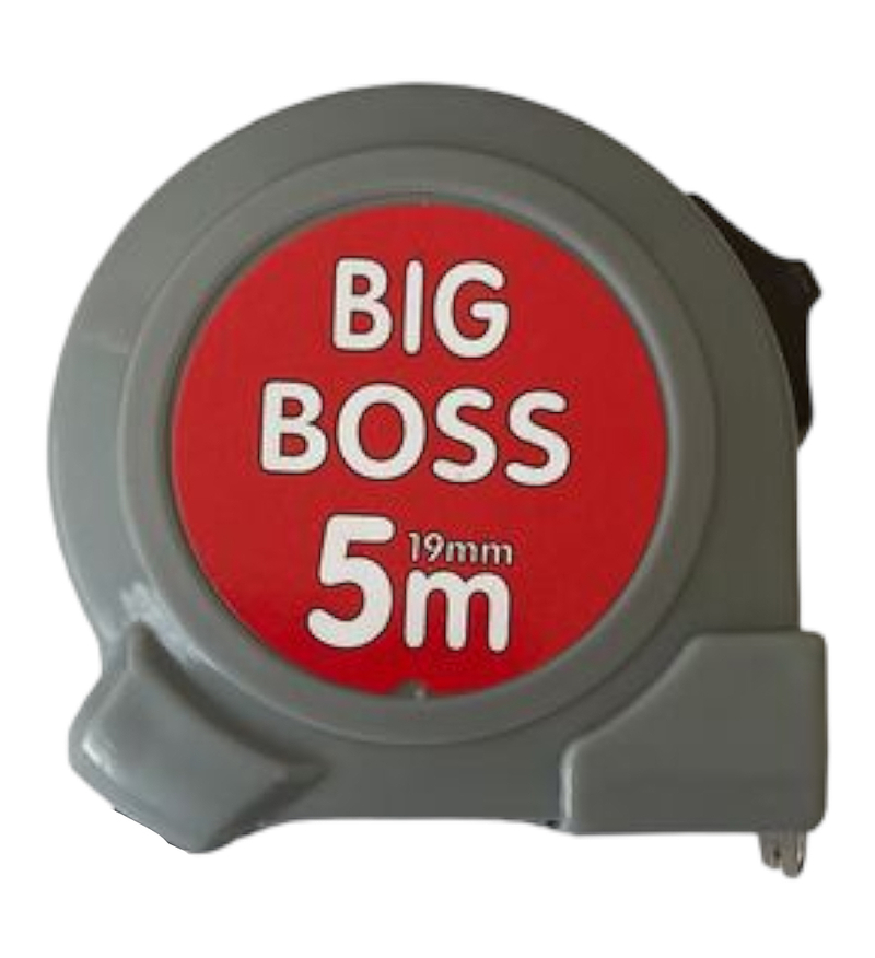 Metr svinovací „BIG BOSS“ jednobrzdový 19mm x 5m (12ks/bal)