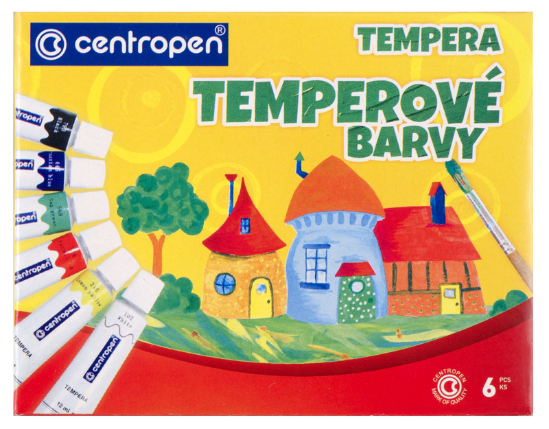 Barvy temperové CENTROPEN 9550/6 12 ml (24set/bal)