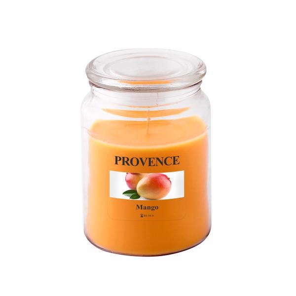 Provence Svíčka ve skle s víčkem 510g Mango (6ks/krt)