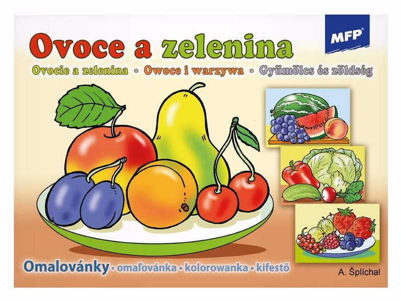 Omalovánky MFP Ovoce a zelenina A5 