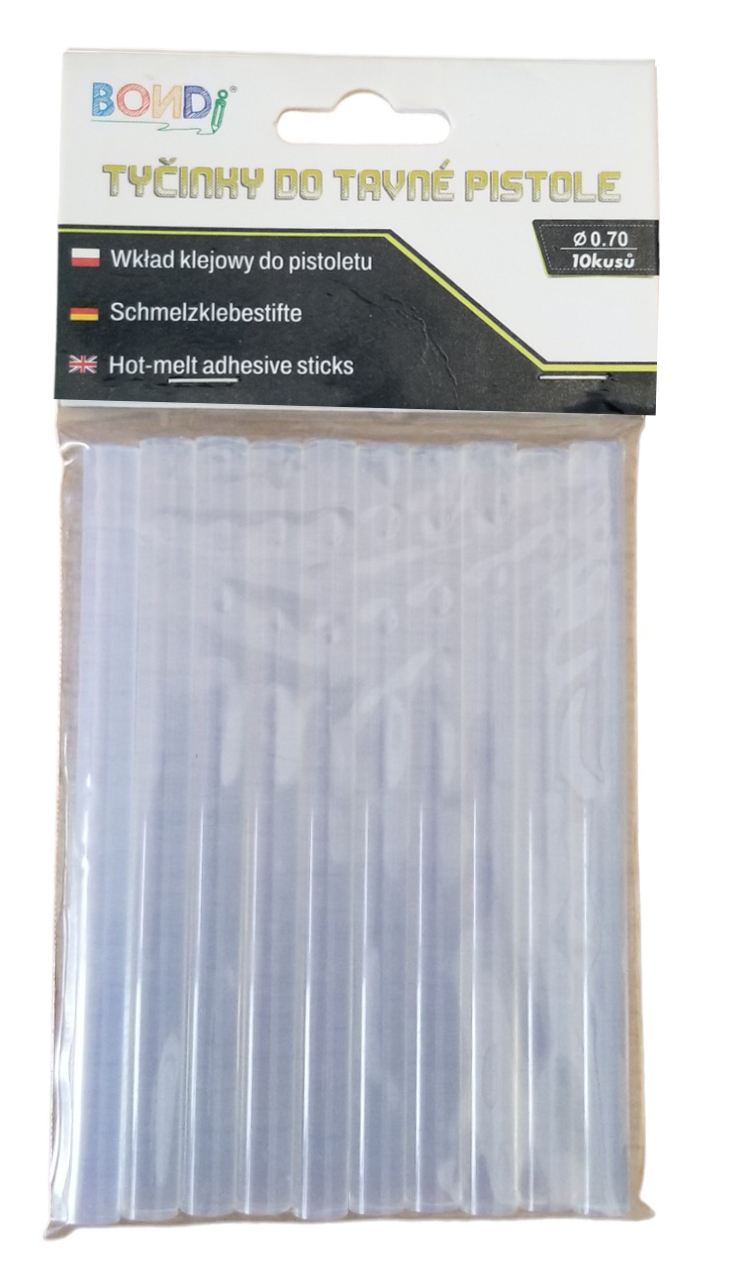 Bondi Náplně do tavné pistole 10x0,7cm (24sad/bal,288/krt)