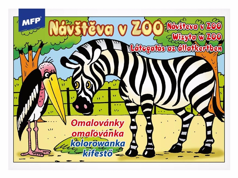Omalovánky MFP Návštěva v ZOO A5