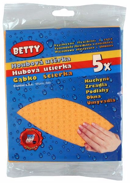 Houbová utěrka Betty 5ks (20set/bal)