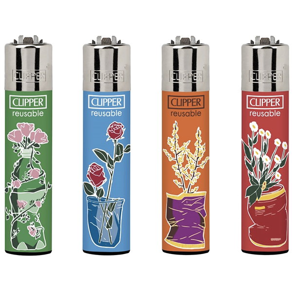 Zapalovač CLIPPER - Rethink reuse [24ks/bal]