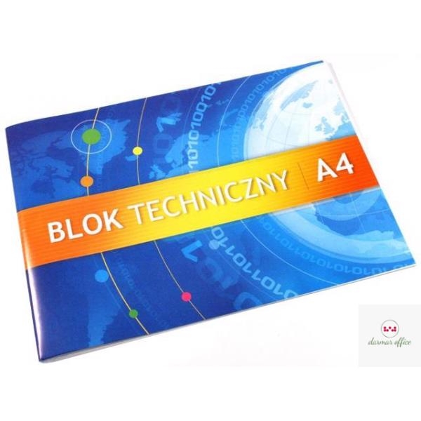 Blok technický A4 250g/m2 (10ks/bal)