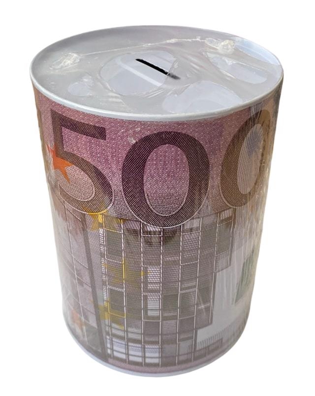 Pokladnička plechová EURO 16cm (48ks/krt) 