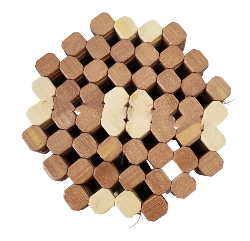 Podložka pod hrnec Ø20cm - dřevěná (12ks/bal)