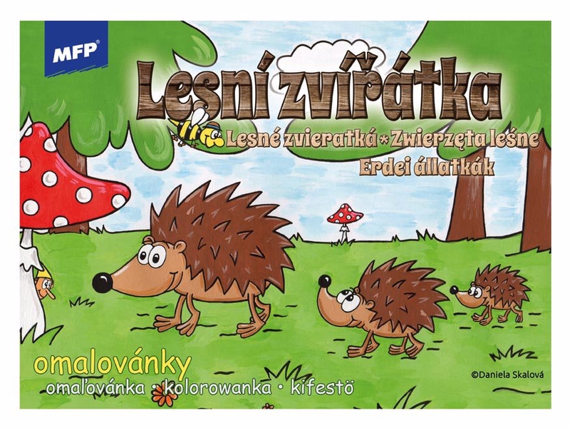 Omalovánky MFP Lesní zvířátka A5 (50ks/bal)