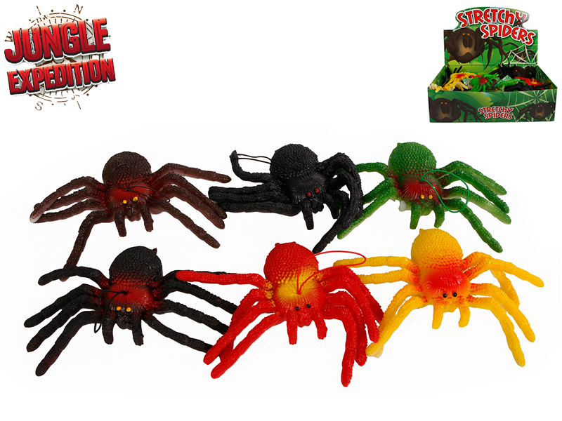Jungle Expedition pavouk 14cm 6barev (36ks/bal)