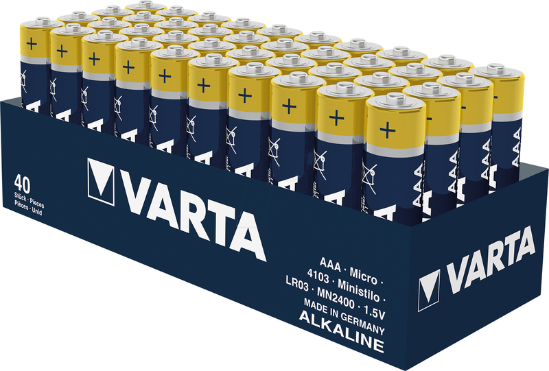 Baterie VARTA Alkalické AAA R3 set 4ks (10set/bal)