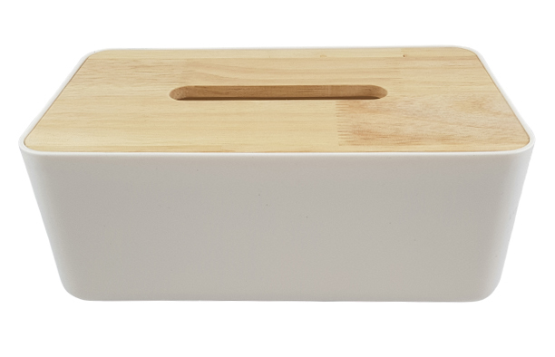Box na ubrousky plastový/dřevěný 23x13cm (24ks/krt)