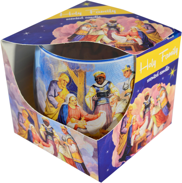 Admit Svíčka ve skle 100g Holy Family (12ks/bal)