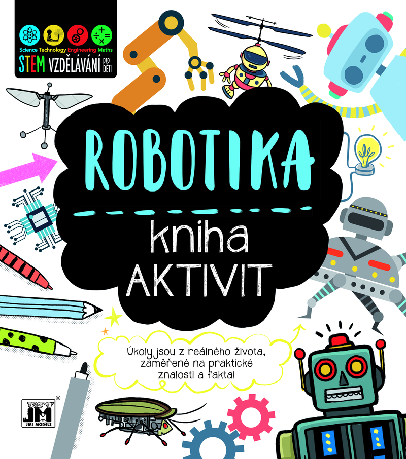 Kniha aktivit STEM - Robotika 214×239 mm