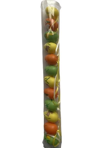 Vejce plast tuba 4cm/12ks zvířátka