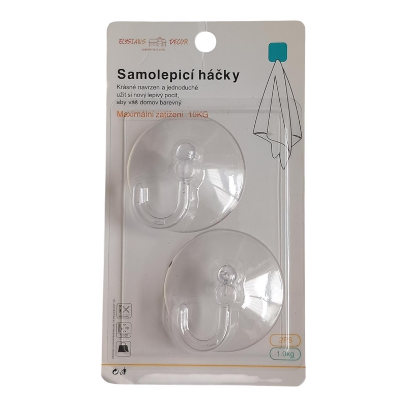 Bộ móc dán tường 2ks