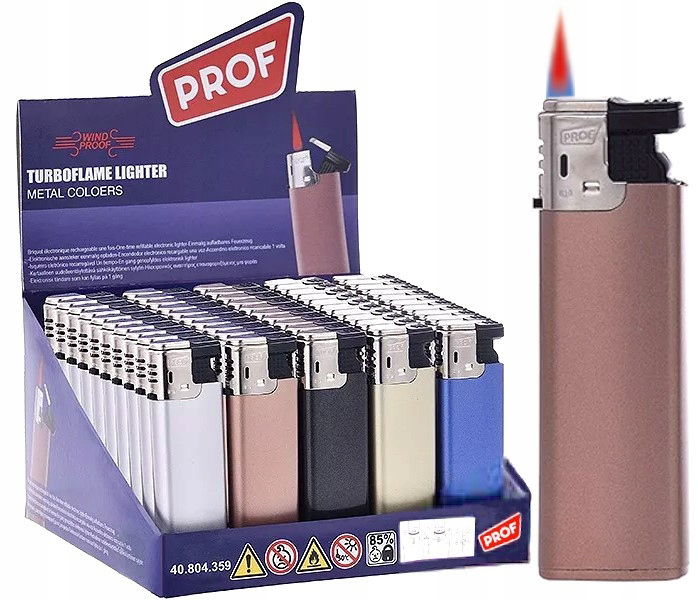 Zapalovače PROF METAL TURBO (50ks/bal)