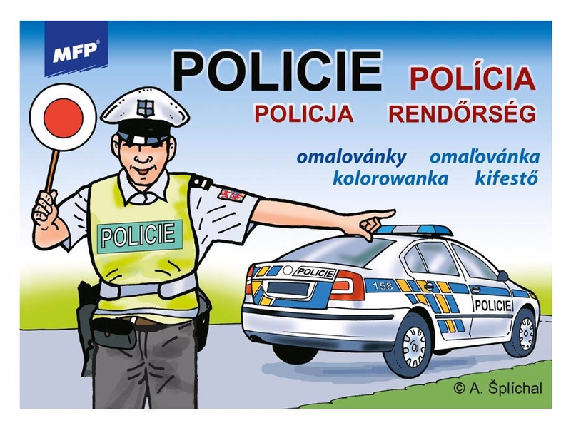 Omalovánky MFP Policie A5 