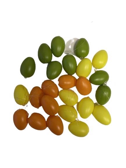 Vejce plast sáček 4cm/24ks mix barev