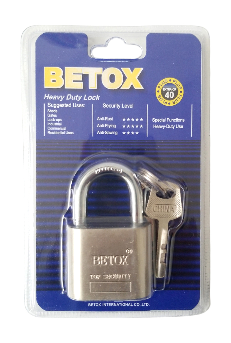 Sada visacích zámků 40mm Betox 12sad/bal (72sad/krt)