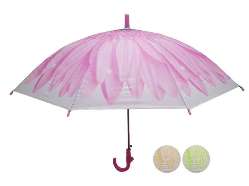 Deštník s pišťalkou 65cm - květiny (60ks/krt)