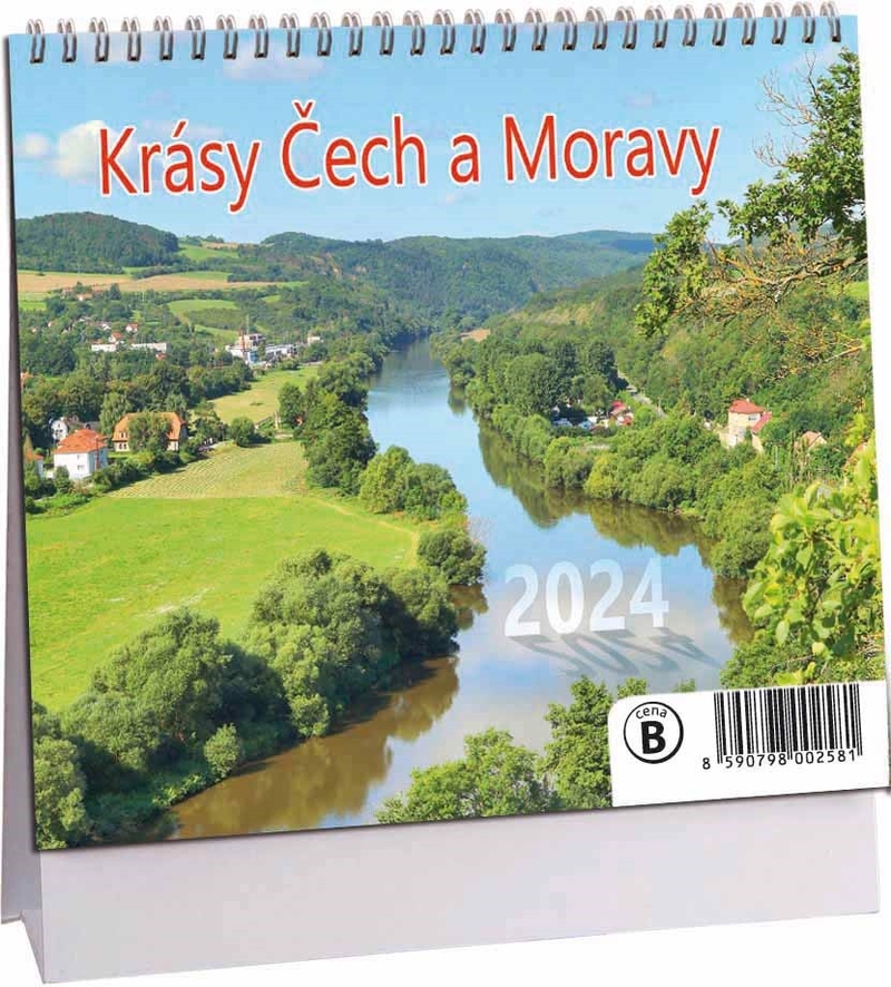 Stolní kalendář 2023 ARIA B mini - Krásy Čech a Moravy (10ks/bal)