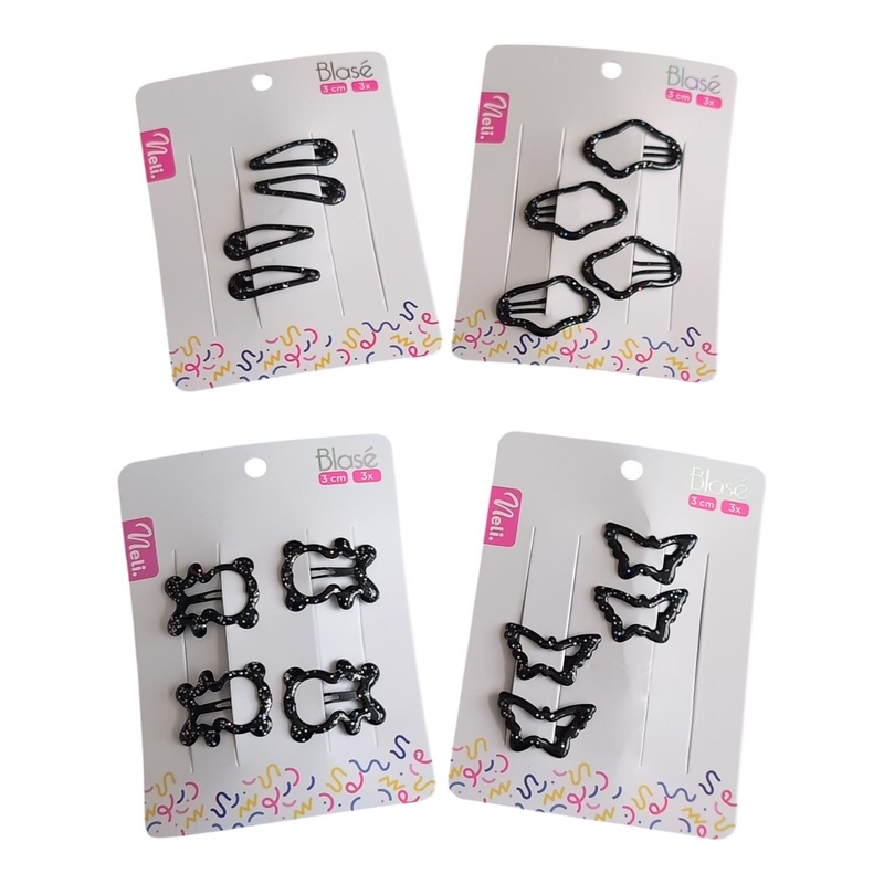 Cặp tóc 3cm, 4ks
