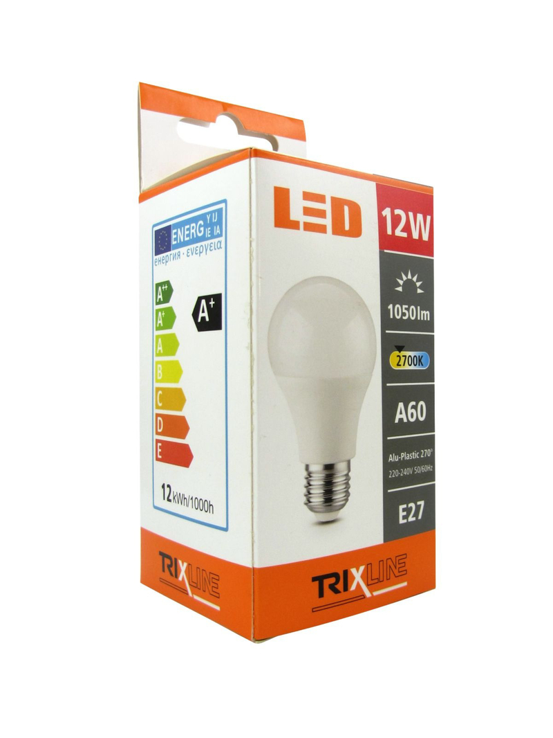 BC LED A60 12W E27 2700 (10ks/bal)
