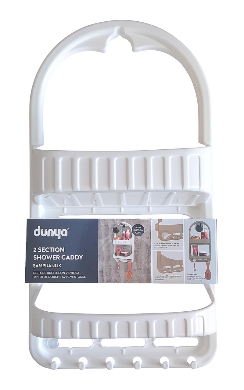 DUNYA Držák do sprchy 2 úrovně 120 x 270 x 500 mm (12ks/krt)