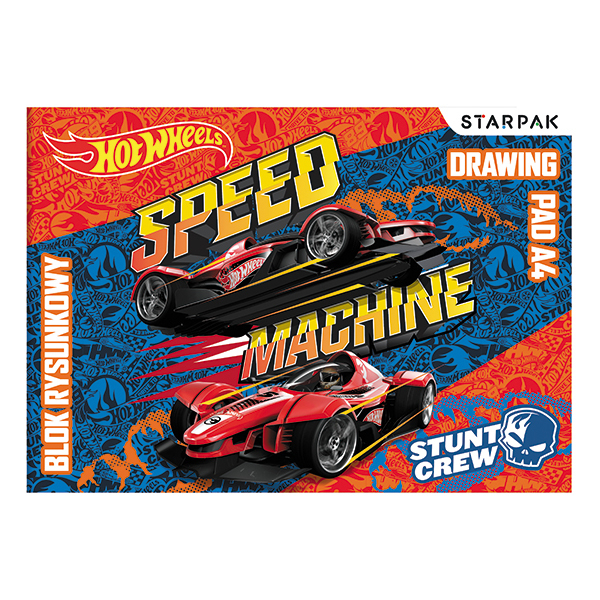 Skicák A4 Hot Wheels (20ks/bal)