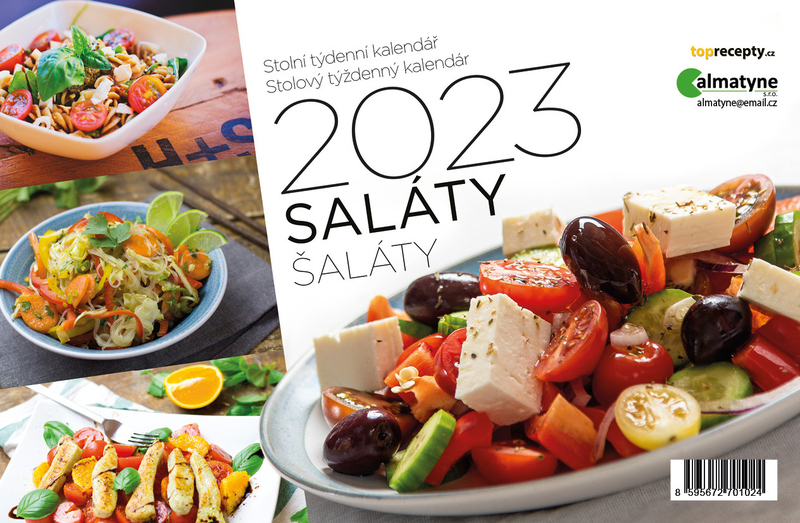 Velký stolní kalendář 2023 - Saláty (10ks/bal)