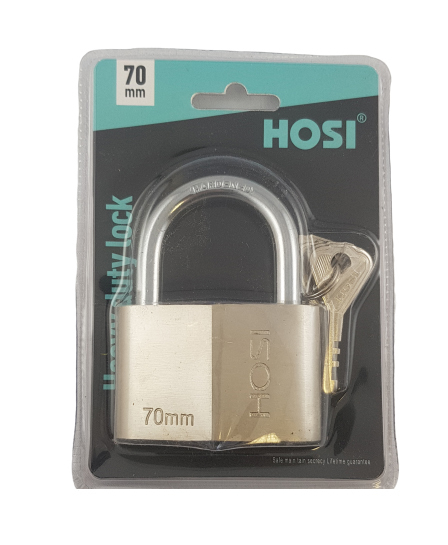 Visací zámek HOSI 70mm (12ks/bal) (72/krt)