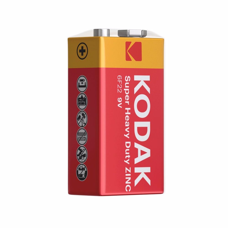 Baterie Kodak Zinc 6F22/1P 9V (10ks/bal)