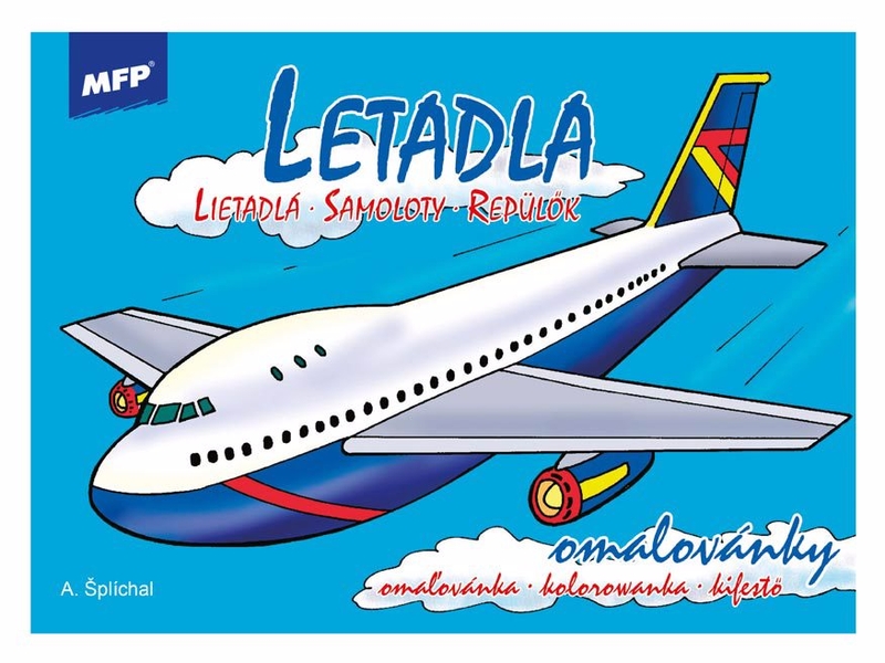 Omalovánky MFP Letadla A5 
