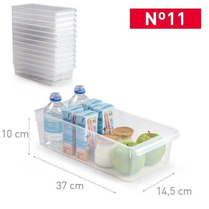 Plastic Forte Organizér do lednice FRIGO No.11 18x37x10cm (12ks/bal)