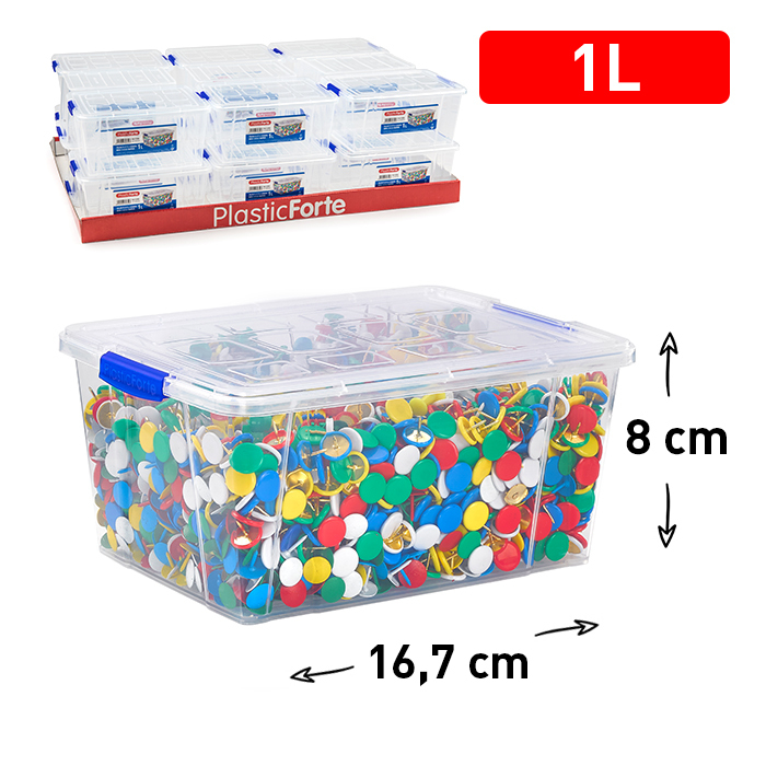 Plastic Forte Úložný box 1L (18/bal)
