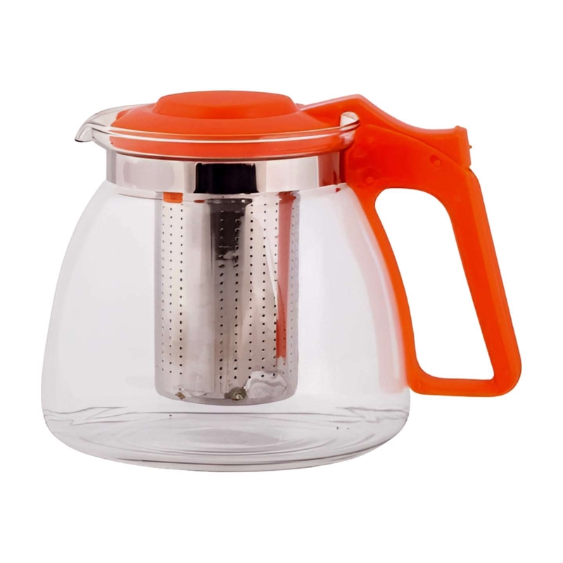 KONVICE NA ČAJ 0,9L S NEREZOVÝM SÍTKEM, ORANŽOVÁ