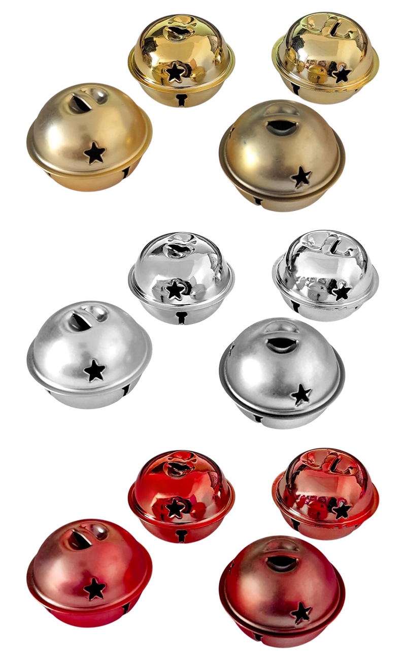 Rolničky 4cm 48ks mix barev (12set/bal)