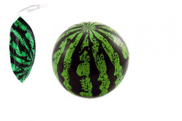 Míč nenafouknutý meloun plast 20cm v síťce (20ks/bal)