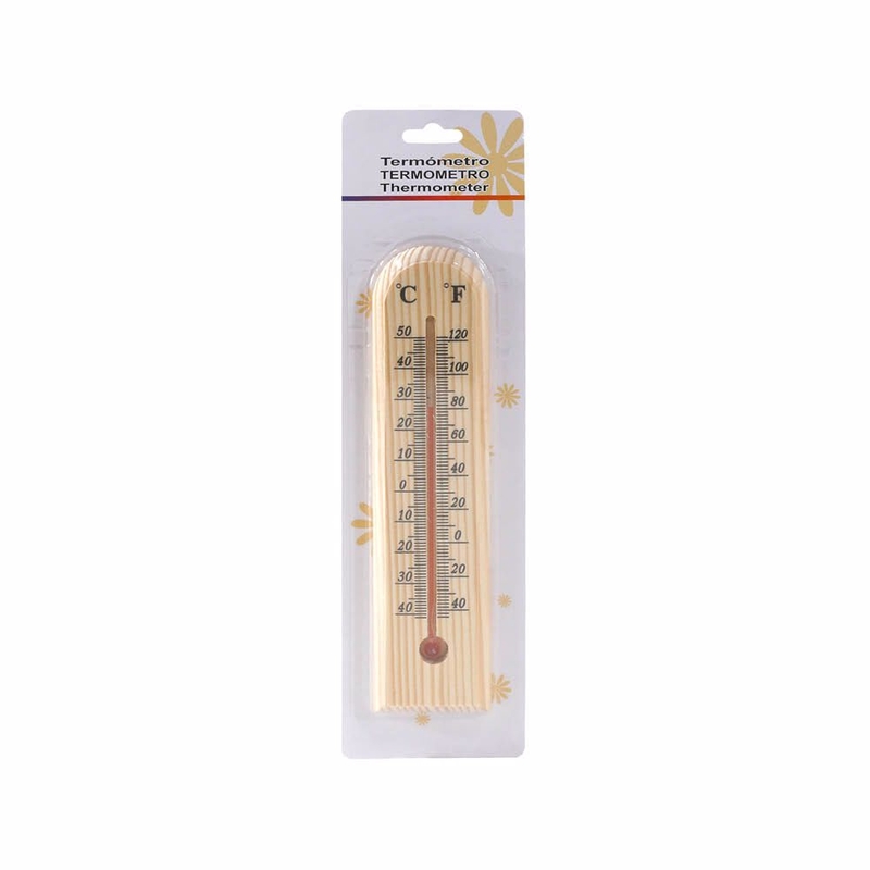 Teploměr dřevěný 20cm (12/bal 288/krt)