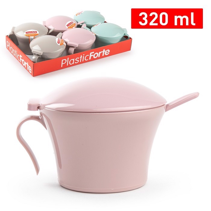 Plastic Forte Cukřenka 320ml (6ks/bal)