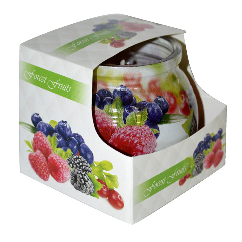 Svíčka ve skle MIRAL 80g FOREST FRUIT (12/bal)