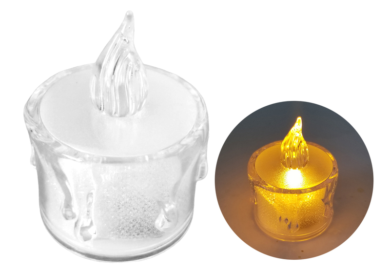 LED Svíčka na baterie 5x3,5cm (24ks/bal)