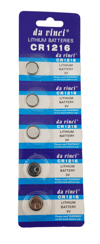 Baterie CR1216 5ks/set (20set/bal) (1000/krt)