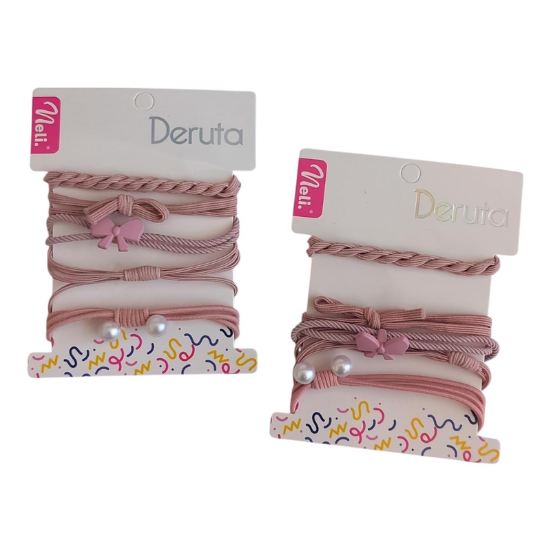 Neli Gumičky do vlasů Deruta 6cm 5ks (12sad/bal, 600/krt)